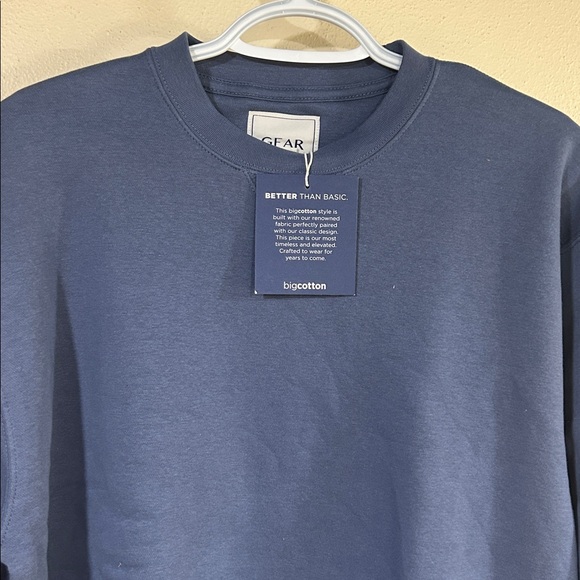 Gear For Sports Pastel Blue Sweatshirt No Printing Soft Cotton NWT Retail $49 - Picture 4 of 7